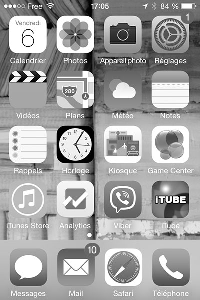 Mon Iphone En Noir Et Blanc